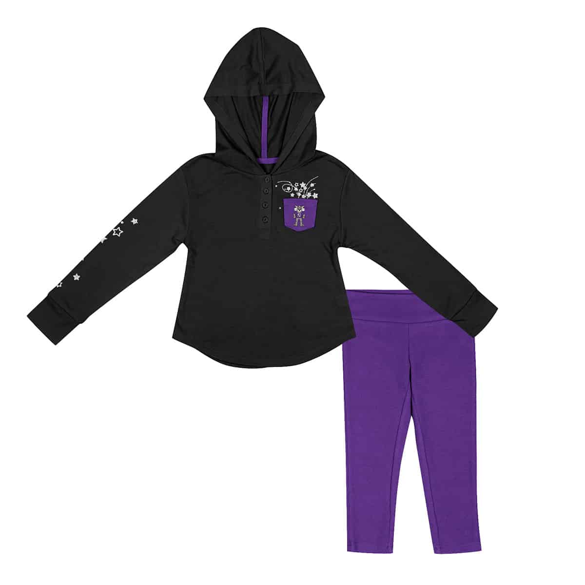 Northwestern University Wildcats Colosseum Toddler Girls Most Delightful Way Set