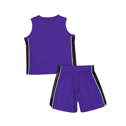 Northwestern University Wildcats Colosseum Toddler Vecna Tank & Short Set-Back
