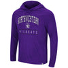 Northwestern University Wildcats Colosseum Men's Dexthart L/S Hoodie Tee