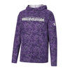 Northwestern University Wildcats Colosseum Men's Wager Hooded Tee
