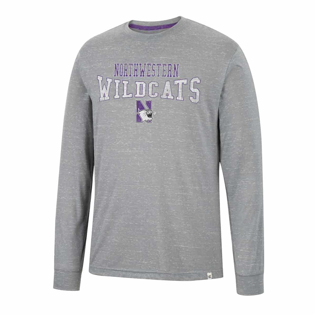 Northwestern University Wildcats Colosseum Men's You'Re In Charge? L/S Tee