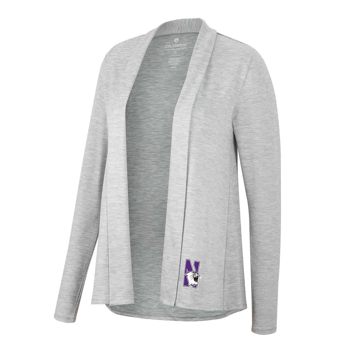 Northwestern University Wildcats Colosseum Ladies Charlton Cardigan