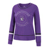Northwestern University Wildcats Colosseum Ladies Heatherow L/S Tee