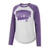 Northwestern University Wildcats Colosseum Ladies Carol L/S Tee