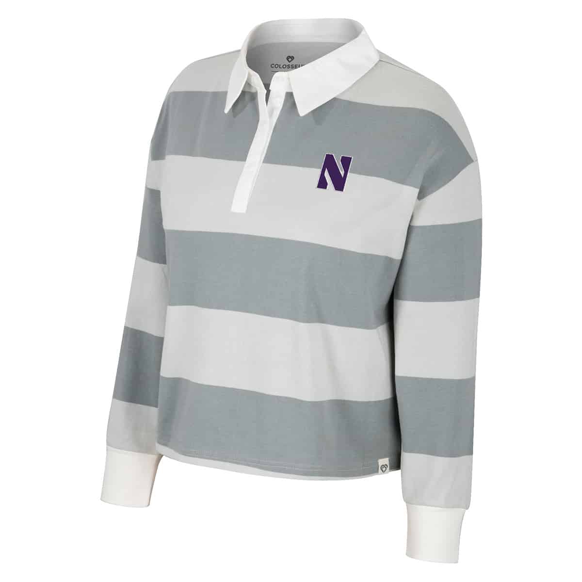 Northwestern University Wildcats Colosseum Ladies World Peace Rugby Pullover