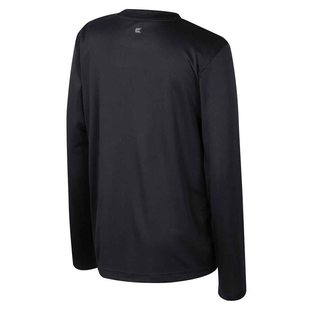 Northwestern University Wildcats Colosseum Youth Armada Black L/S Tee