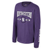 Northwestern University Wildcats Colosseum Youth Starfighter Purple L/S Tee