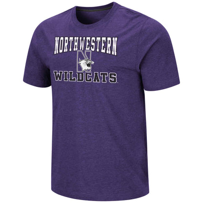 Northwestern University Wildcats Colosseum Men's Purple Swanson S/S Tee