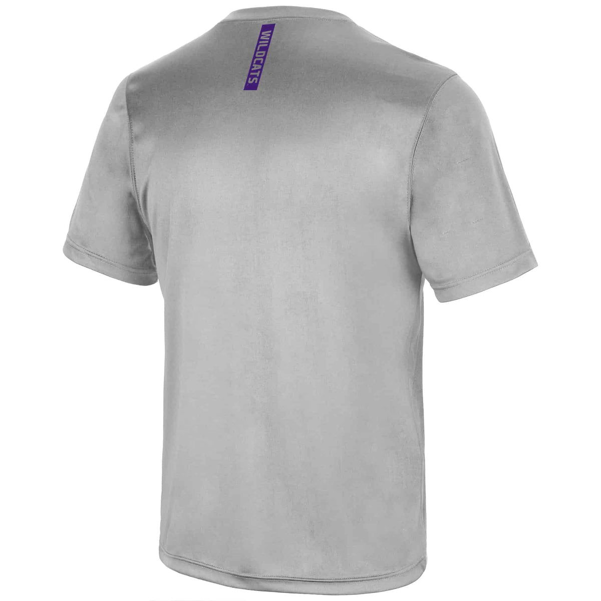 Northwestern University Wildcats Colosseum Men's Gray Mosbius S/S Tee Backside