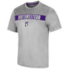 Northwestern University Wildcats Colosseum Men's Gray Mosbius S/S Tee