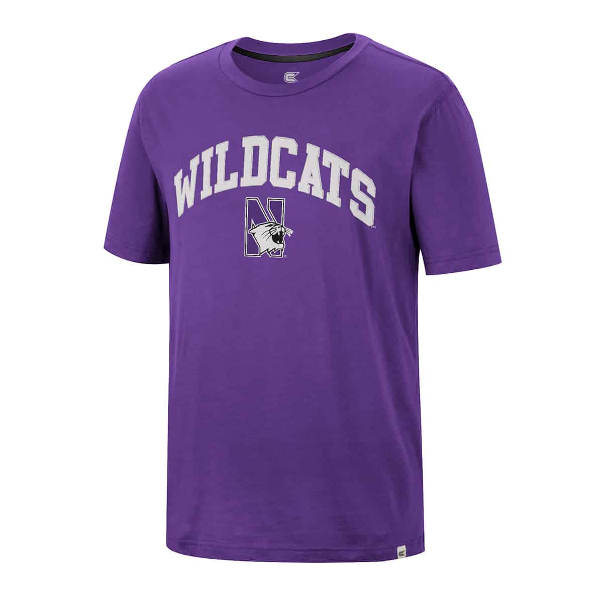 Northwestern University Wildcats Colosseum Men's Mens Earth 1St Recycled S/S Tee