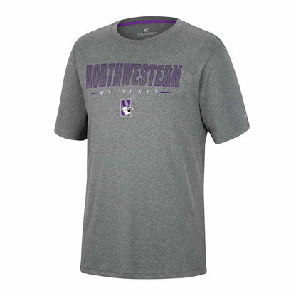 Northwestern University Wildcats Colosseum Men's High Pressure S/S Tee