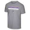 Northwestern University Wildcats Colosseum Men's Purple/White Crane S/S Tee