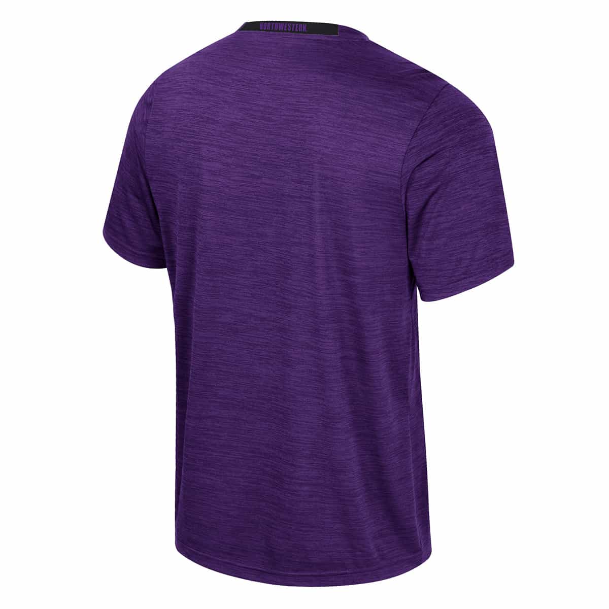Northwestern University Wildcats Colosseum Men's Wright S/S Tee - Back Side