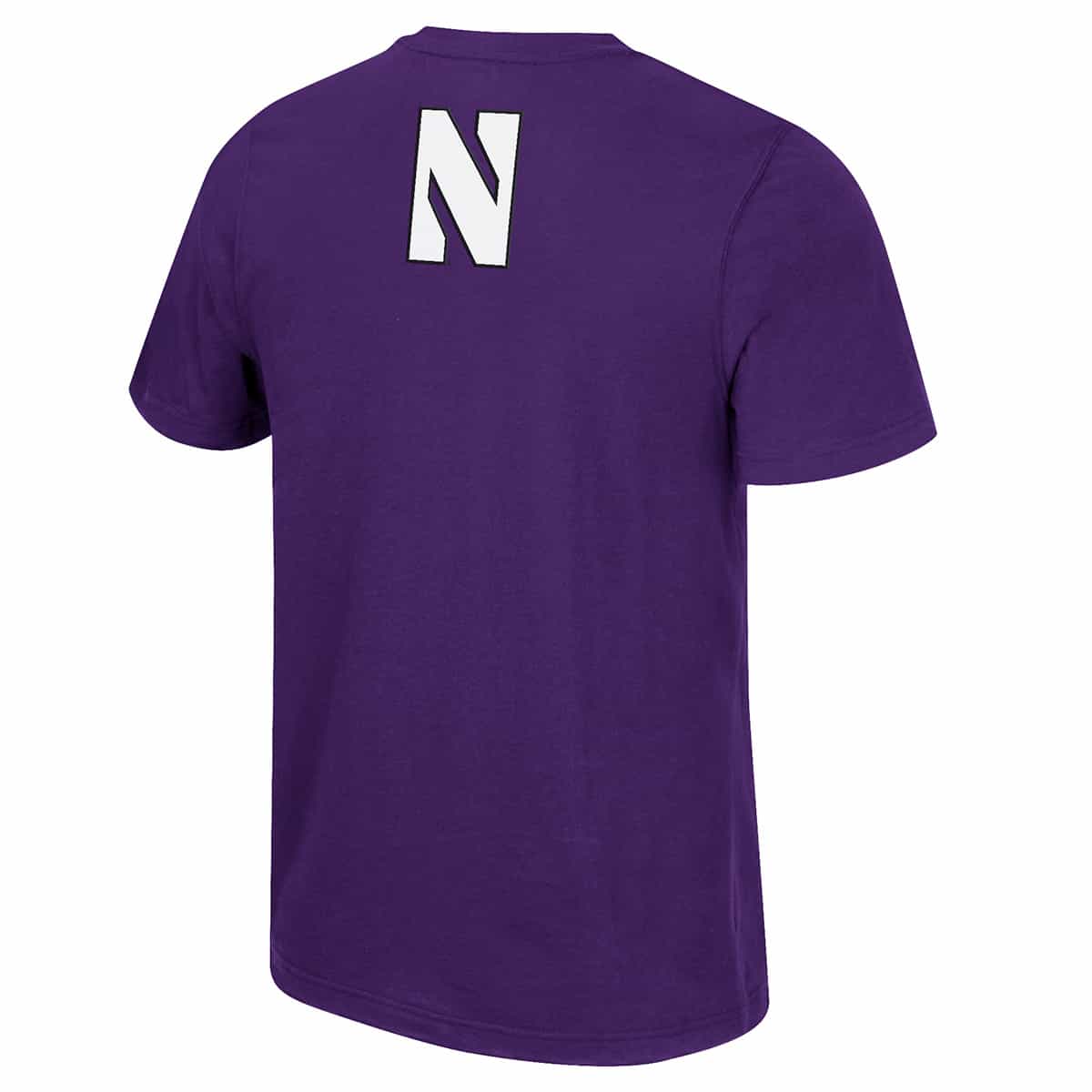 Northwestern University Wildcats Colosseum Men's Resistance S/S Tee - Back Side