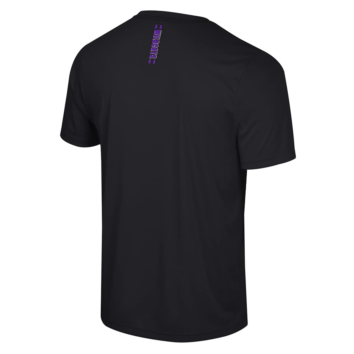 Northwestern University Wildcats Colosseum Men's Hydraulic Press S/S Tee - Back Side