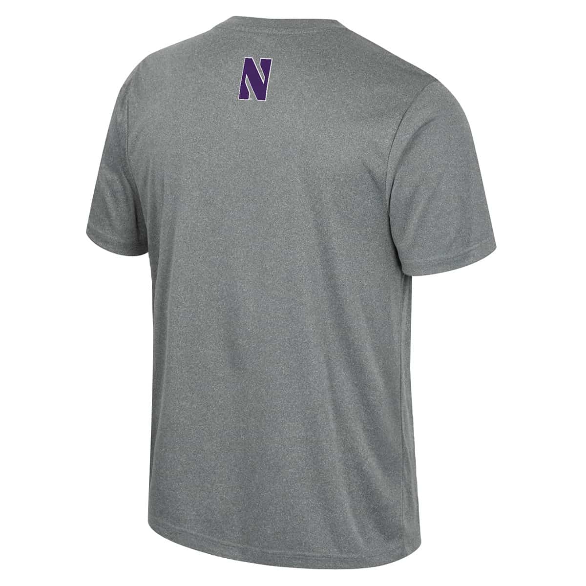 Northwestern University Wildcats Colosseum Men's Self Aware S/S Tee - Back Side
