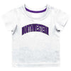Northwestern University Wildcats Colosseum Infant Boys White S/S T-Shirt with Arched Northwestern Design