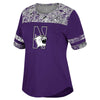 Northwestern University Wildcats Colosseum Ladies Love Fern S/S Tee
