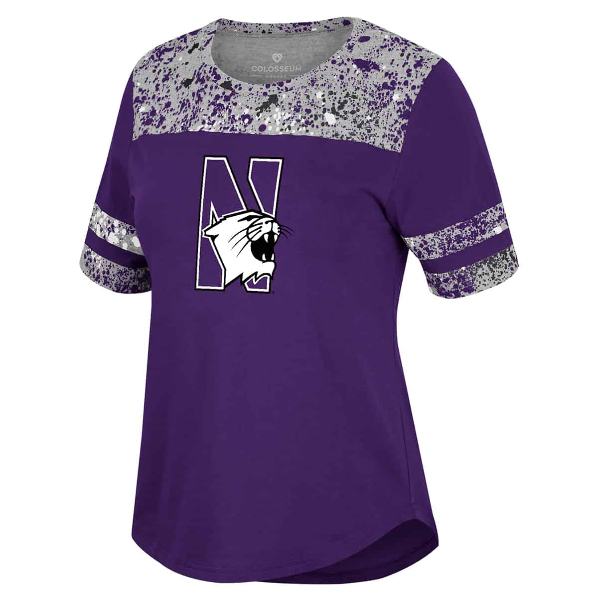 Northwestern University Wildcats Colosseum Ladies Love Fern S/S Tee