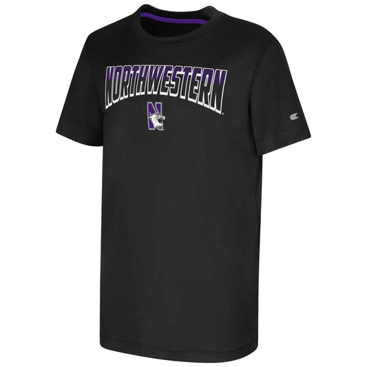Northwestern University Wildcats Colosseum Youth Butter Scotch S/S Tee