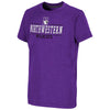 Northwestern University Wildcats Colosseum Youth Toontown S/S Tee