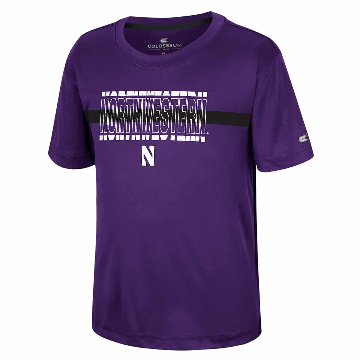 Northwestern University Wildcats  Colosseum Youth Boys Duke S/S Tee