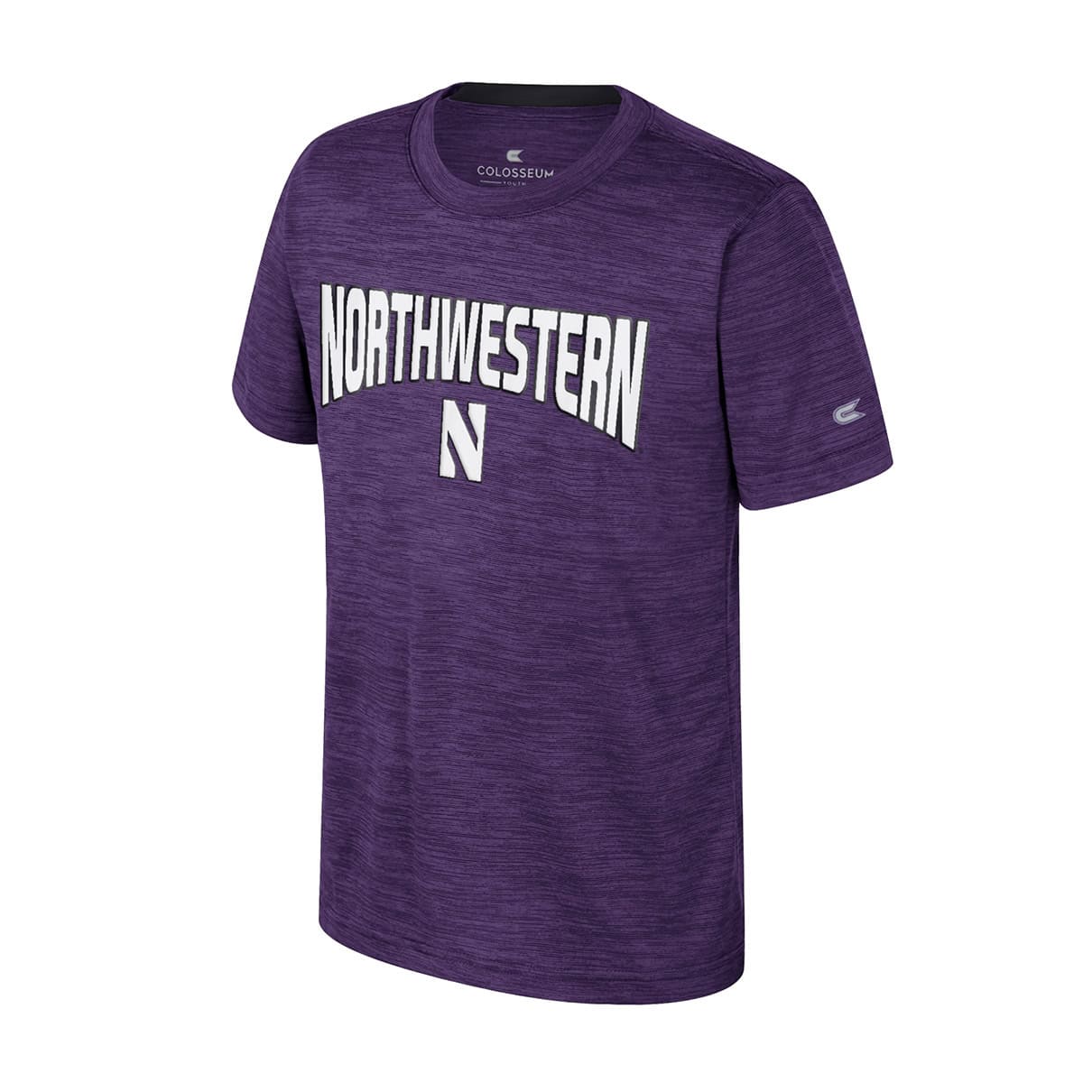 Northwestern University Wildcats Colosseum Youth Rylos Purple S/S Tee