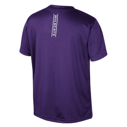 Northwestern University Wildcats Colosseum Youth Armada Purple S/S Tee