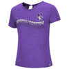 Northwestern University Wildcats Colosseum Girls Wilma Keyhole S/S Tee