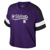 Northwestern University Wildcats Colosseum Girls The Diamond Purple S/S Tee
