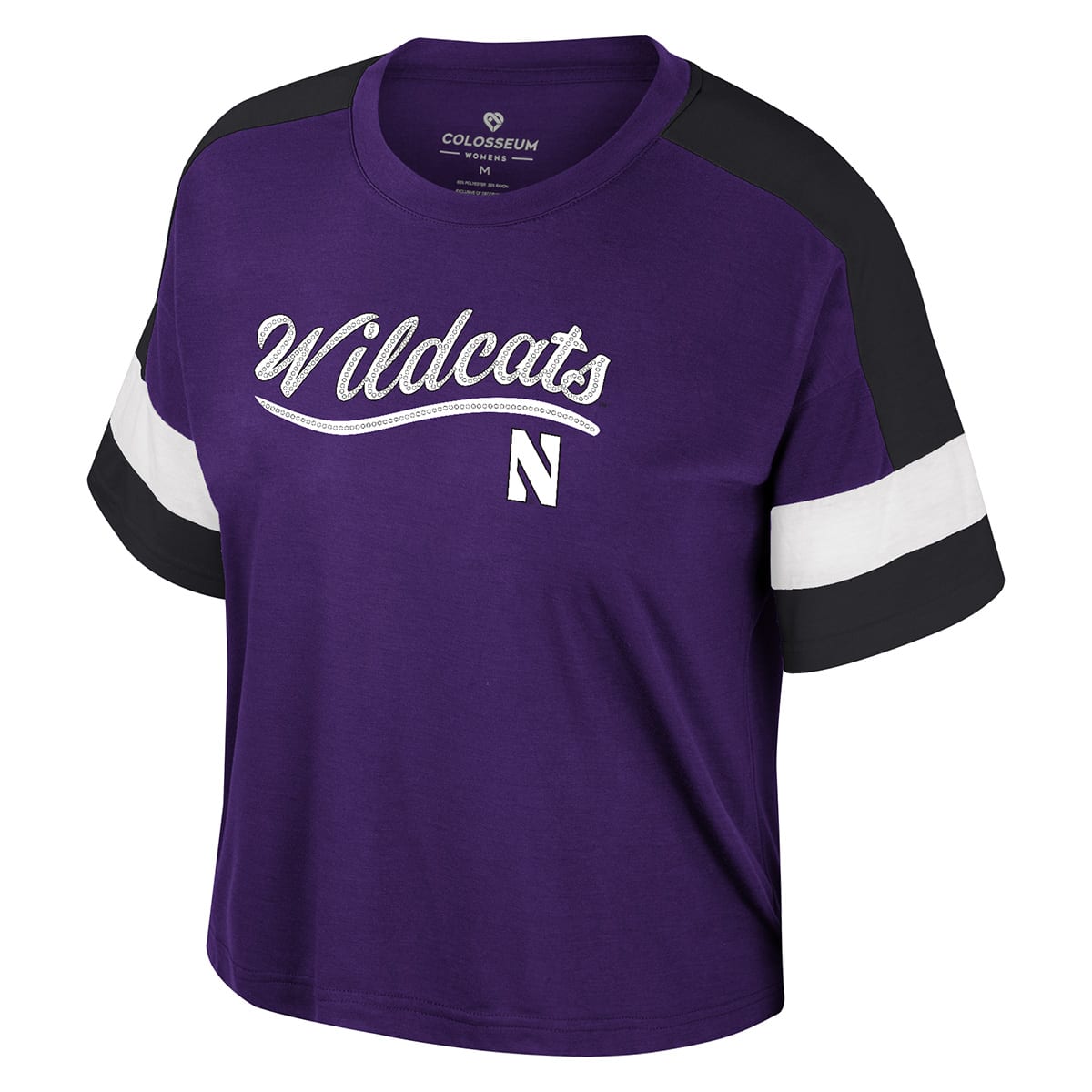 Northwestern University Wildcats Colosseum Girls The Diamond Purple S/S Tee