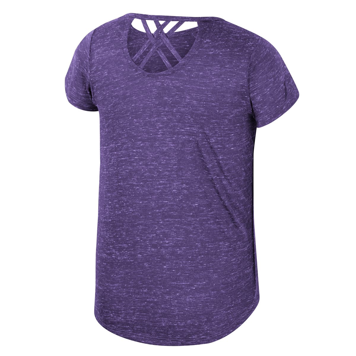 Northwestern University Wildcats Colosseum Girls Star Court S/S Tee-Back