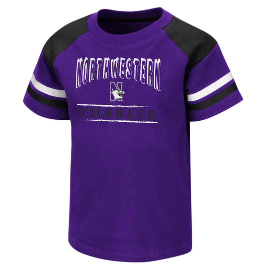 Northwestern University Wildcats Colosseum Toddler Fred S/S T-Shirt