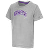 Northwestern University Wildcats Colosseum Toddler Gray S/S T-Shirt with Arched Northwestern Design