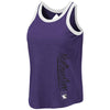 Northwestern University Wildcats Colosseum Ladies Purple/Black Venice Tank with N-Cat Design