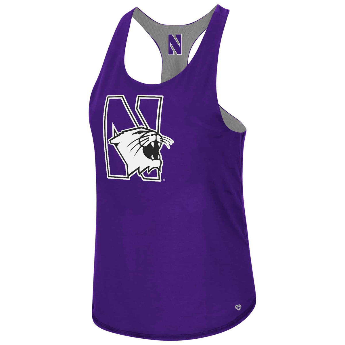 Northwestern University Wildcats Colosseum Ladies Mona Lisa Reversible Tank