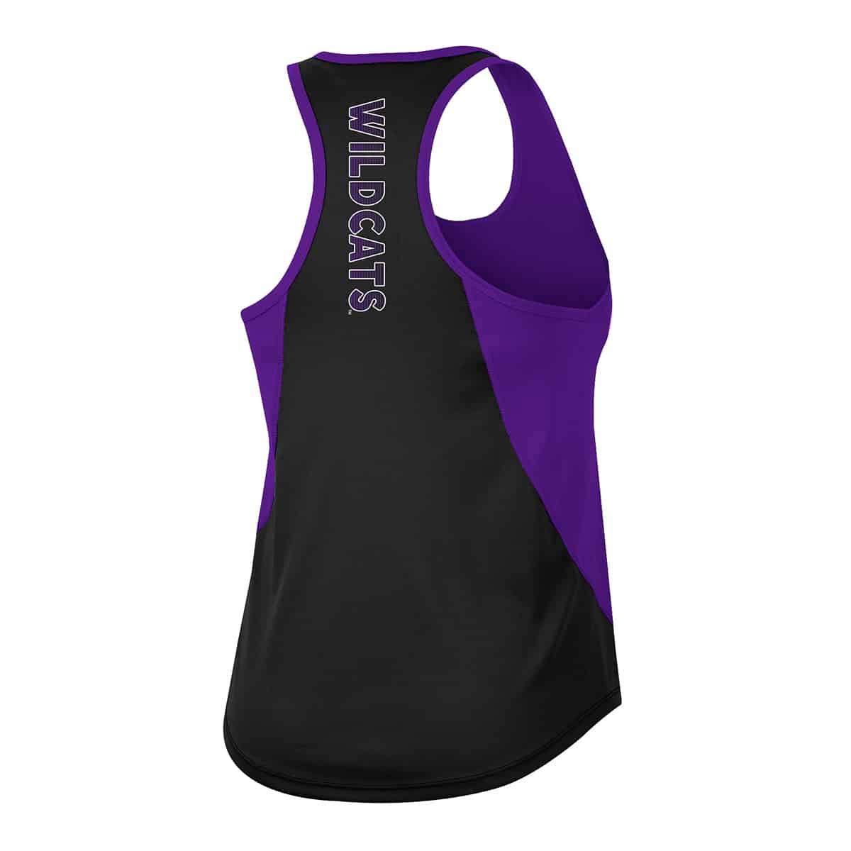 Northwestern University Wildcats Colosseum Ladies Sachs Racerback Tank - Back Side