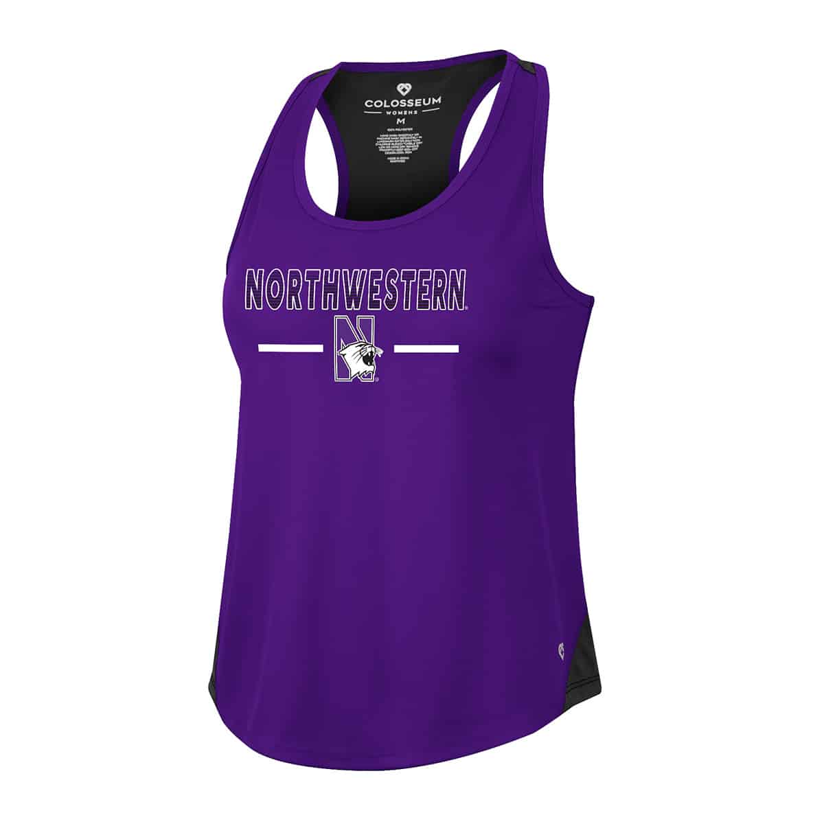Northwestern University Wildcats Colosseum Ladies Sachs Racerback Tank