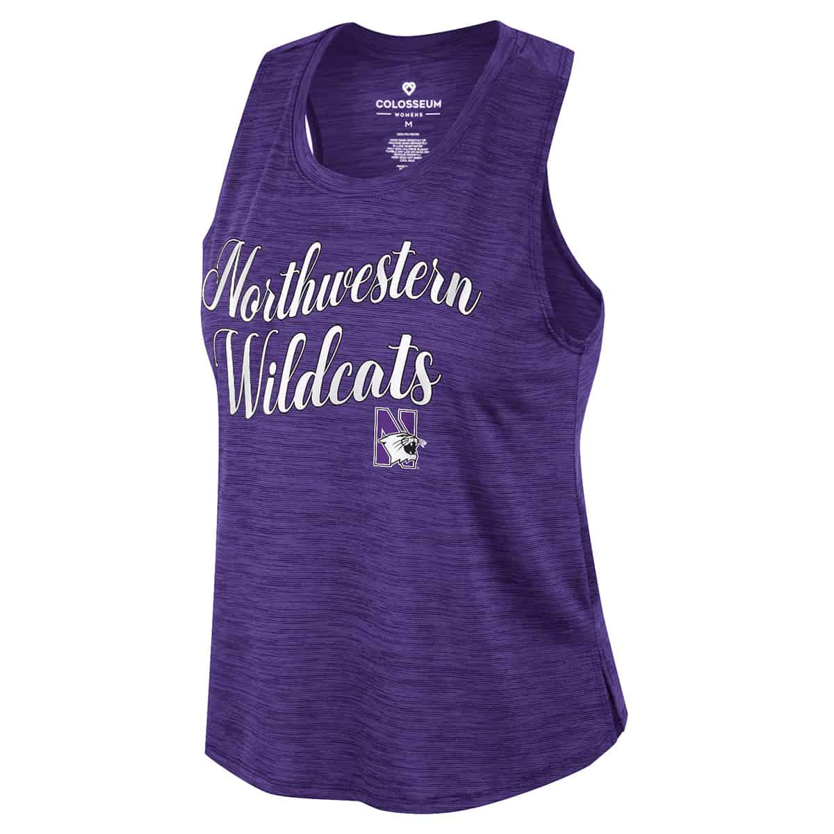 Northwestern University Wildcats Colosseum Ladies Purple Pull The Switch Tank