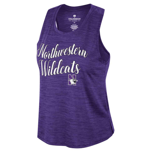 Northwestern University Wildcats Colosseum Ladies Purple Pull The Switch Tank