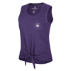 Northwestern University Wildcats Colosseum Ladies Frost Yourself Pocket Tank