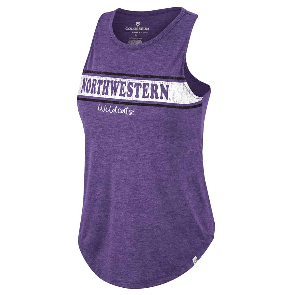 Northwestern University Wildcats Colosseum Ladies You'Re So Vain Swing Tank