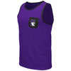 Northwestern University Wildcats Colosseum Men's Purple Babka Pocket Tank with N-Cat Design