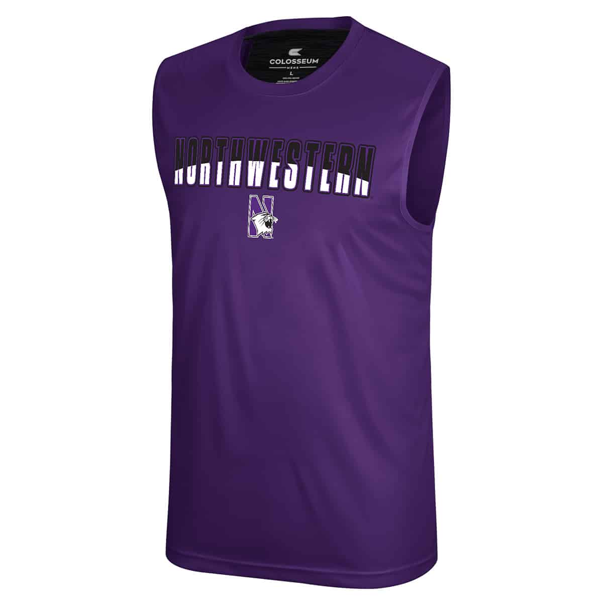 Northwestern University Wildcats Colosseum Men's Purple Trotter Sleeveless Tee