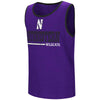 Northwestern University Wildcats Colosseum Youth Purple Legends Never Die Tank with Stylized N Design