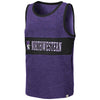 Northwestern University Wildcats Colosseum Youth Purple/Black Quebec Tank with N-Cat Design