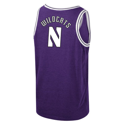 Northwestern University Wildcats Colosseum Youth Purple Shooting Tank-back