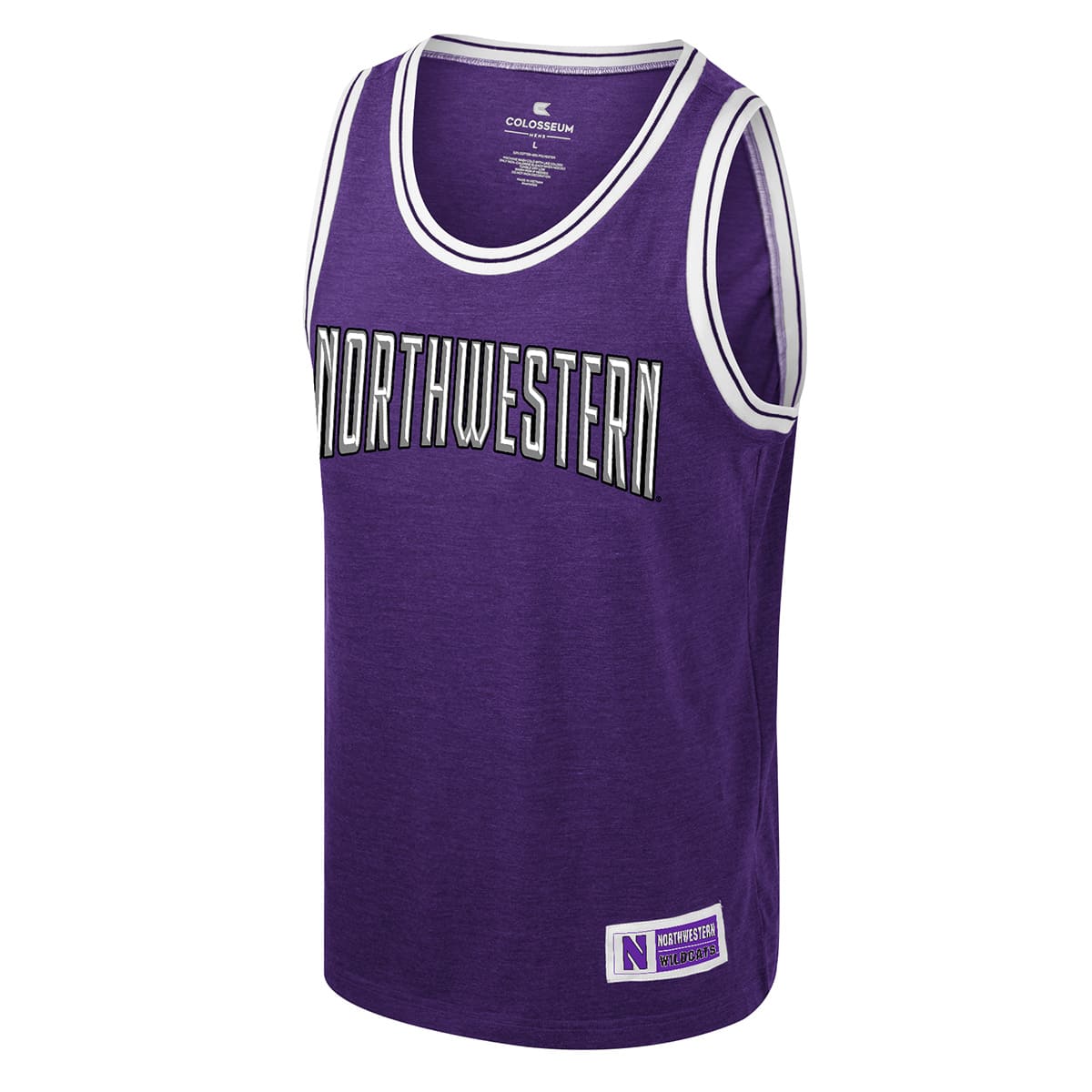 Northwestern University Wildcats Colosseum Youth Purple Shooting Tank