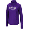 Northwestern University Wildcats Ladies Purple Galentine 1/4 Snap Pullover